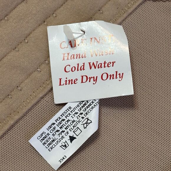 Va Bien 36E Nude Ultra Lift Hourglass Bustier With Optional Straps Low Back - Picture 11 of 12